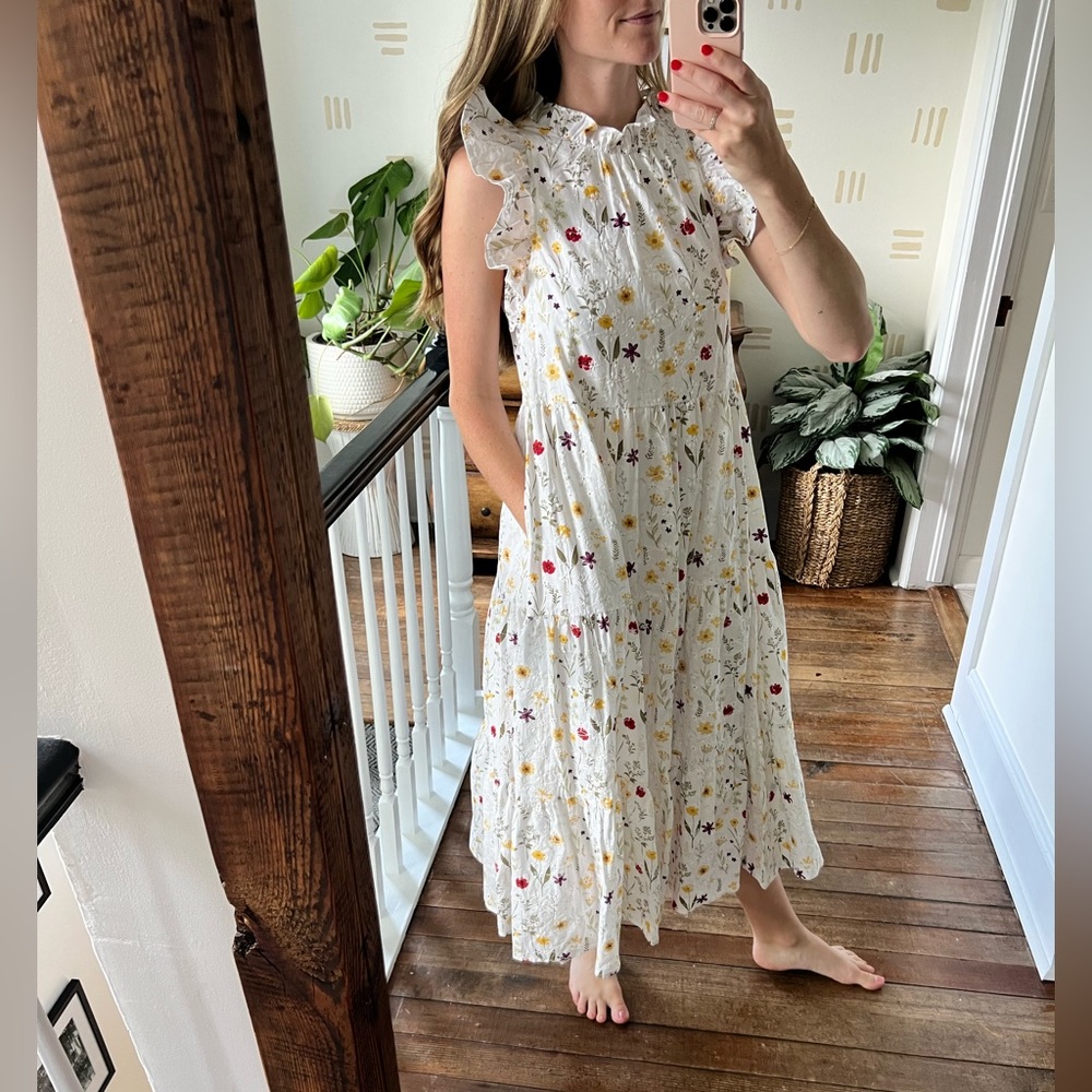 Shopbop En Saison Detail Midi Dress Multi, S